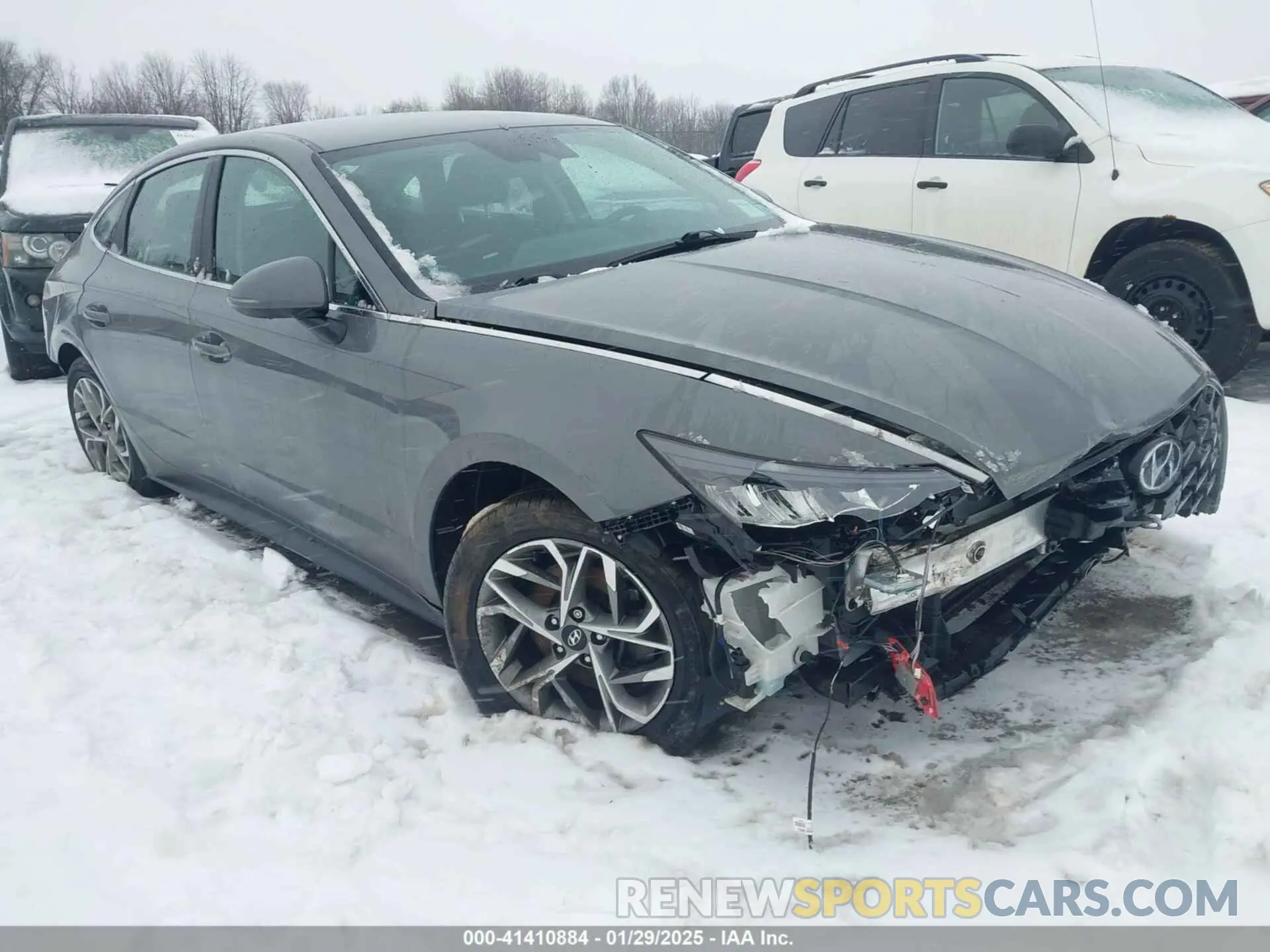 1 Photograph of a damaged car KMHL64JA6NA175456 HYUNDAI SONATA 2022