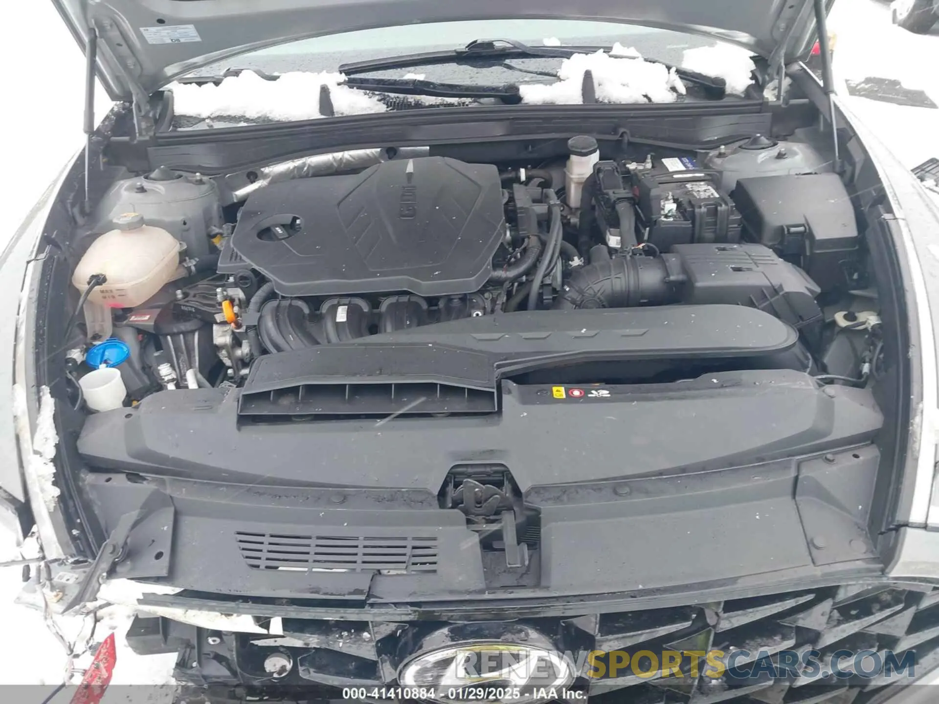10 Photograph of a damaged car KMHL64JA6NA175456 HYUNDAI SONATA 2022