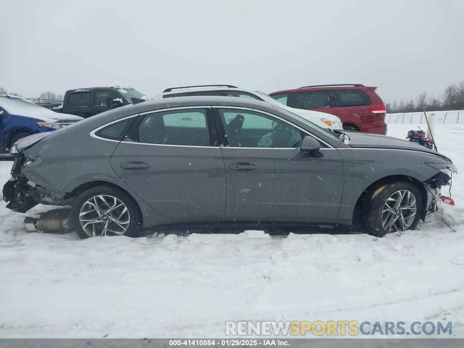 14 Photograph of a damaged car KMHL64JA6NA175456 HYUNDAI SONATA 2022