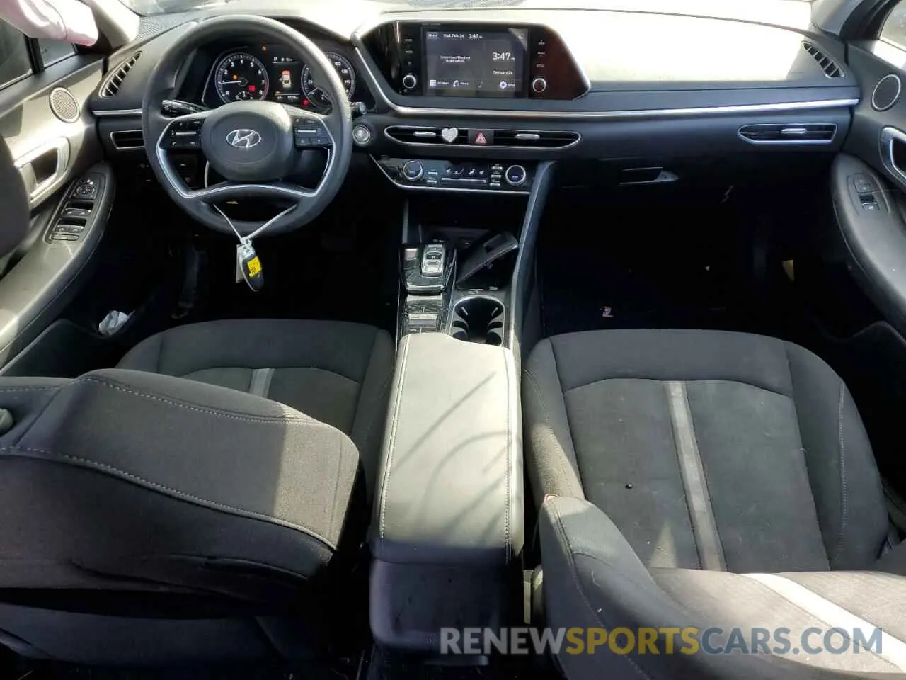 8 Photograph of a damaged car KMHL64JA7NA235387 HYUNDAI SONATA 2022