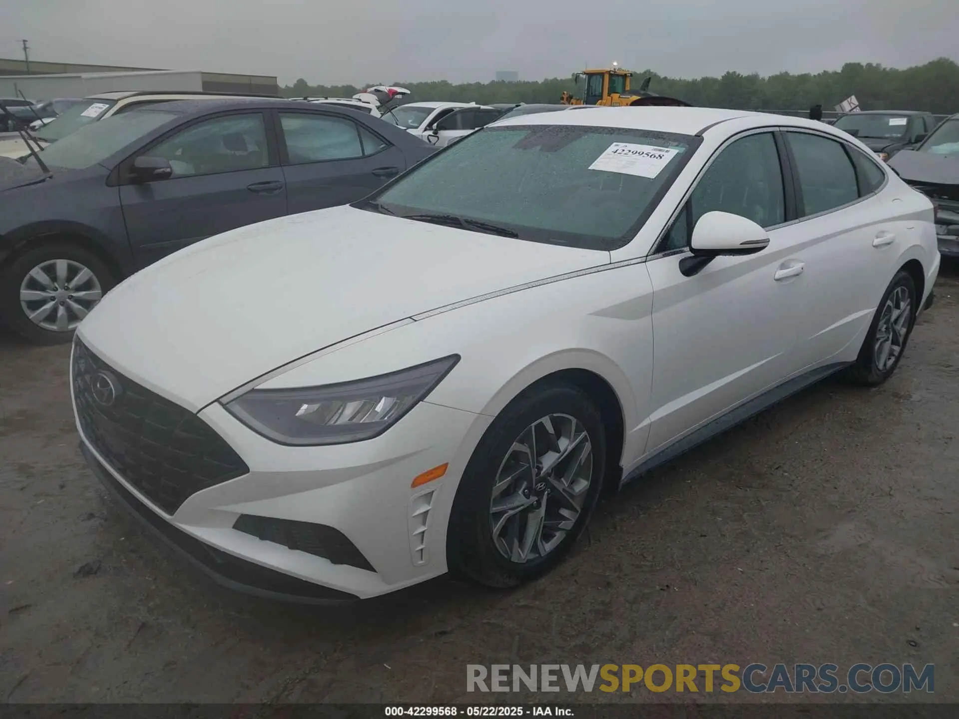 2 Photograph of a damaged car KMHL64JA8NA233499 HYUNDAI SONATA 2022