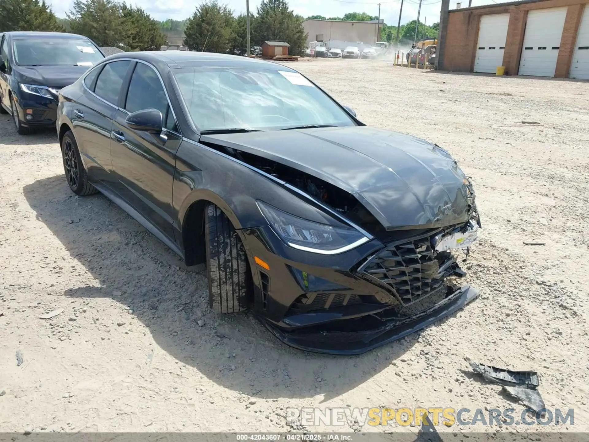 1 Photograph of a damaged car KMHL14JA0PA295917 HYUNDAI SONATA 2023