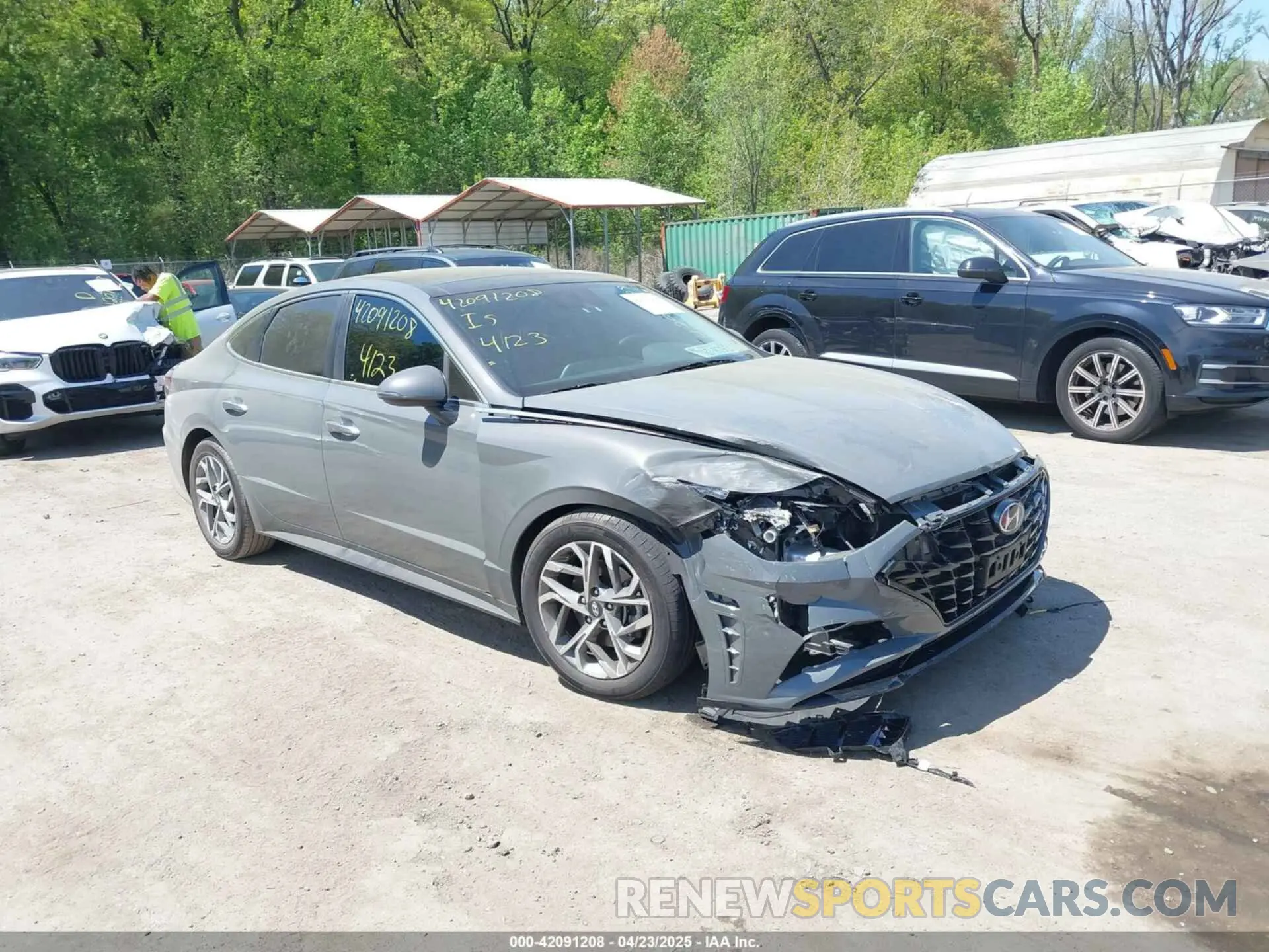 1 Photograph of a damaged car KMHL14JA1PA250291 HYUNDAI SONATA 2023