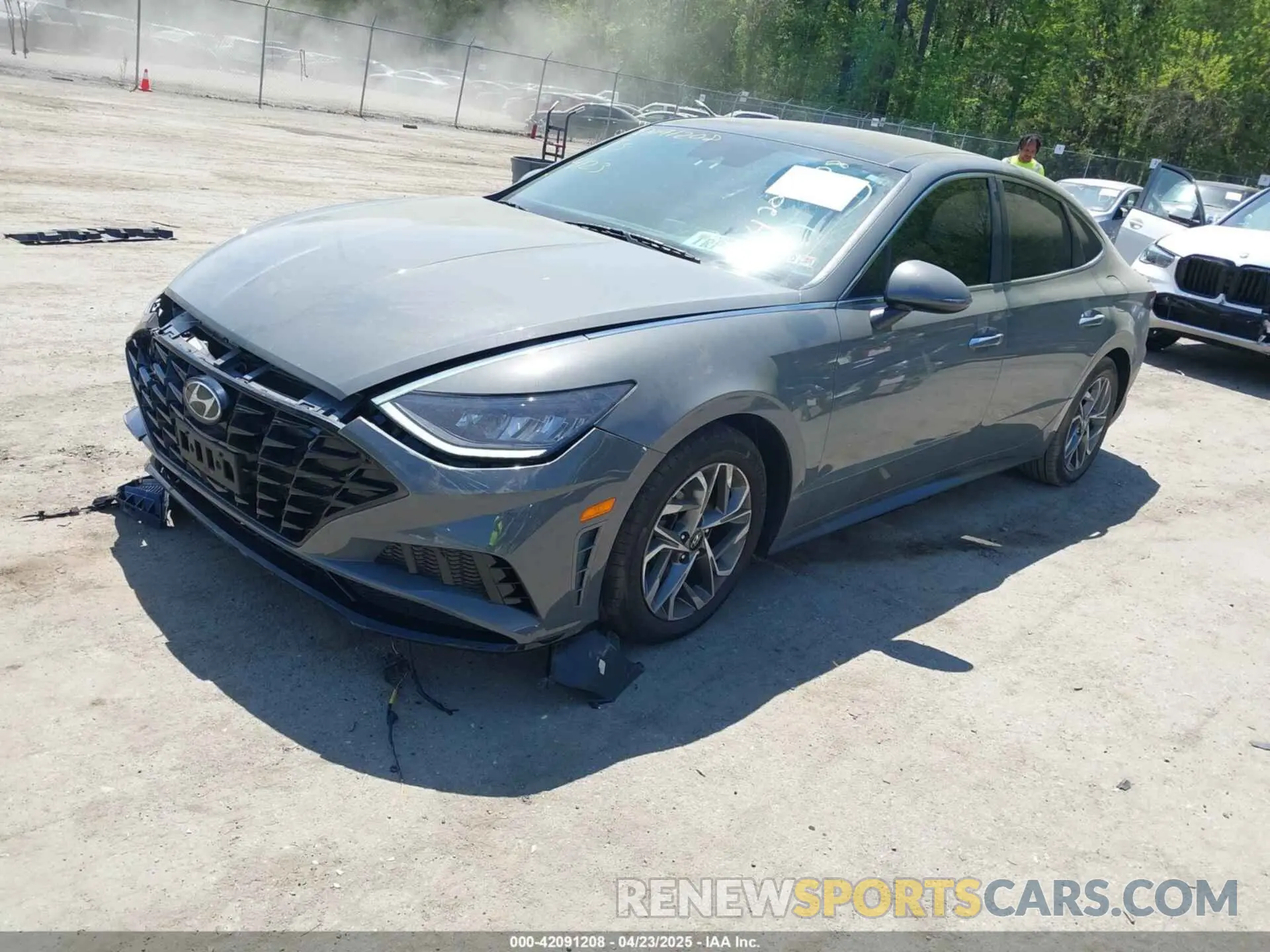 2 Photograph of a damaged car KMHL14JA1PA250291 HYUNDAI SONATA 2023