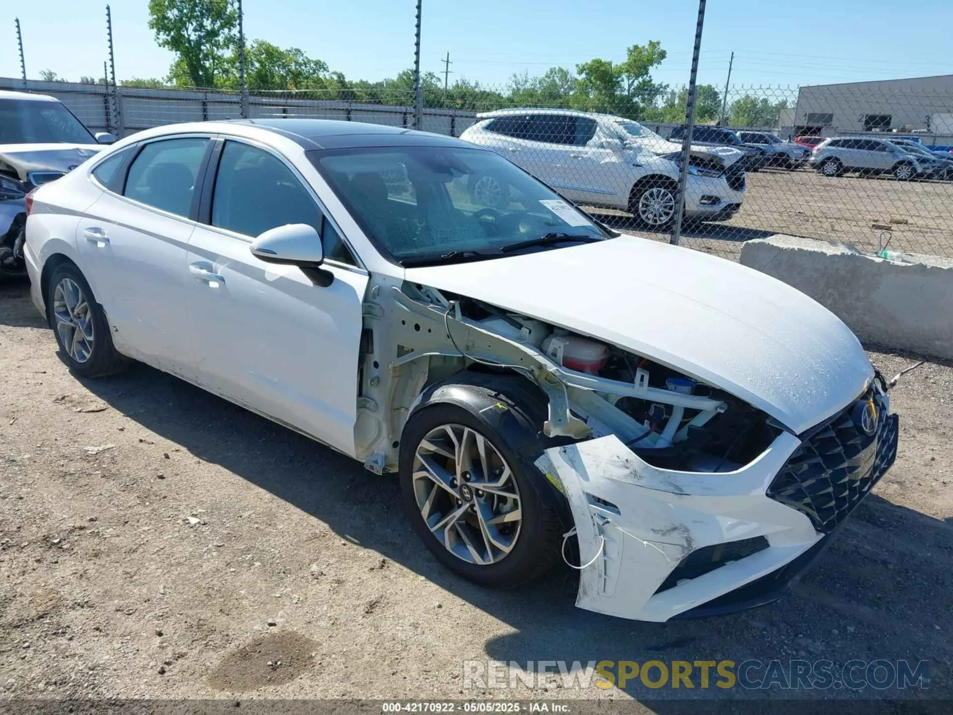 1 Photograph of a damaged car KMHL14JA1PA250680 HYUNDAI SONATA 2023