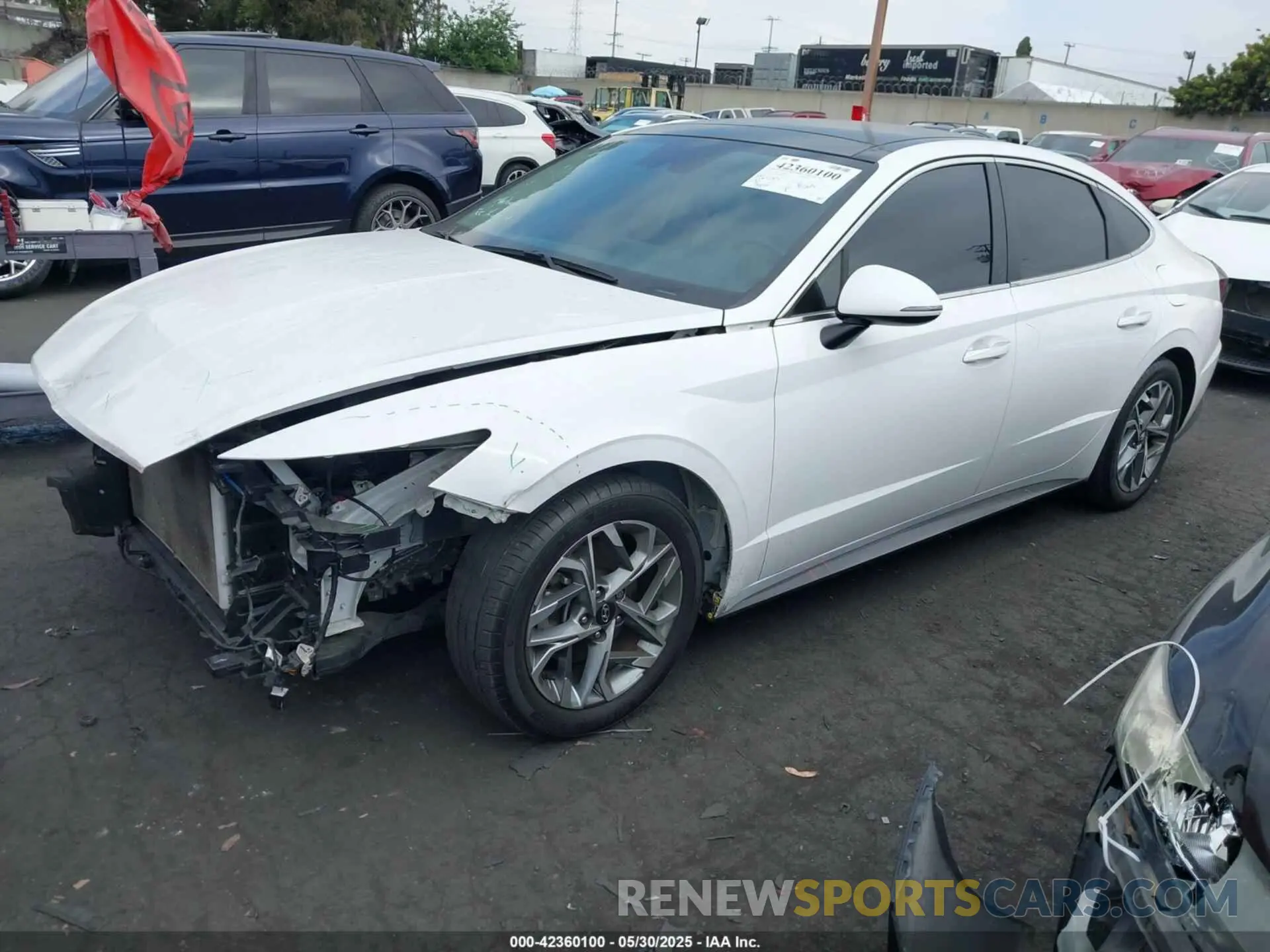 2 Photograph of a damaged car KMHL14JA1PA280701 HYUNDAI SONATA 2023