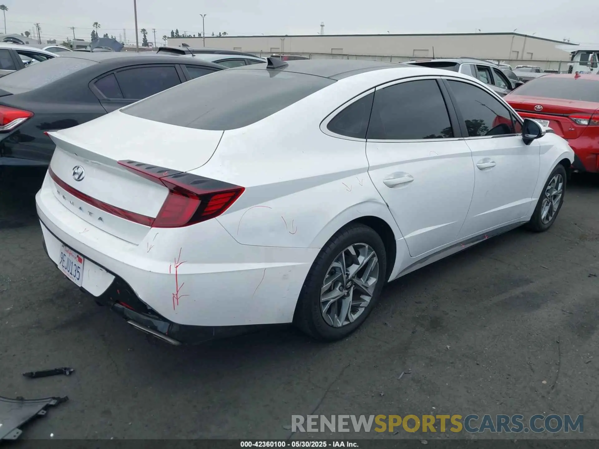 4 Photograph of a damaged car KMHL14JA1PA280701 HYUNDAI SONATA 2023
