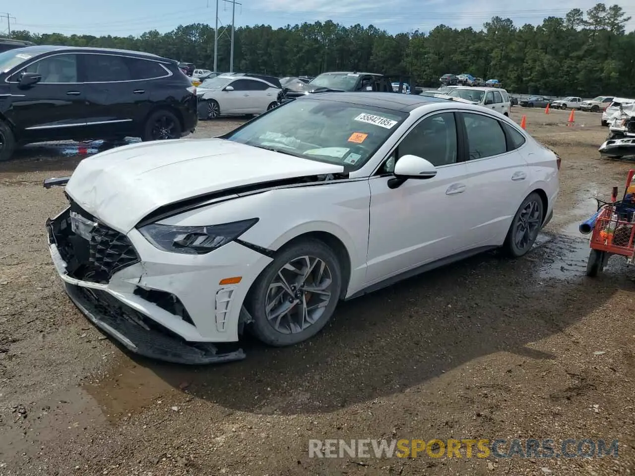 1 Photograph of a damaged car KMHL14JA2PA264376 HYUNDAI SONATA 2023