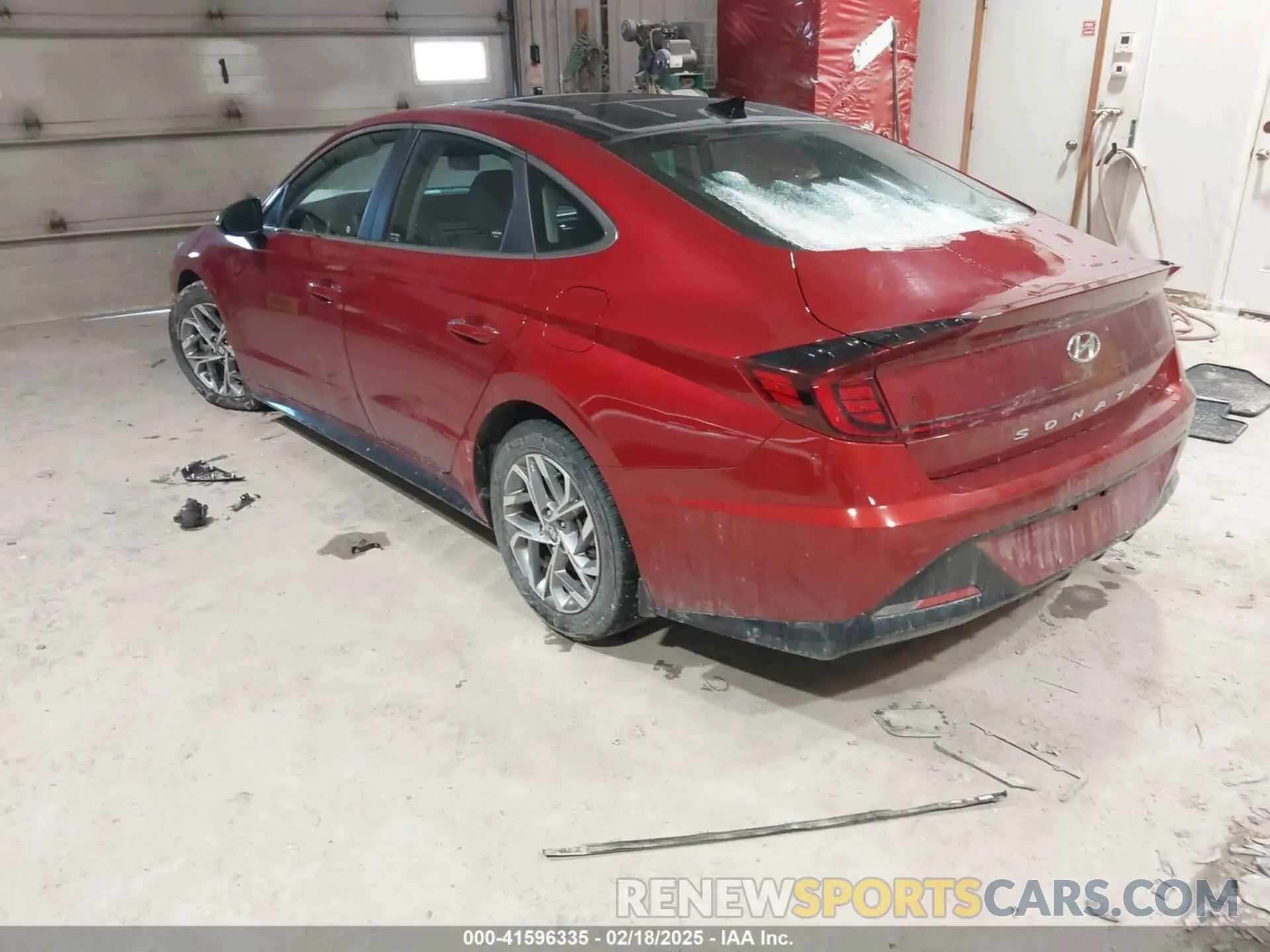 3 Photograph of a damaged car KMHL14JA2PA276432 HYUNDAI SONATA 2023