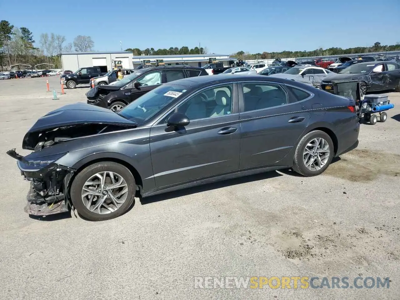 1 Photograph of a damaged car KMHL14JA2PA329288 HYUNDAI SONATA 2023