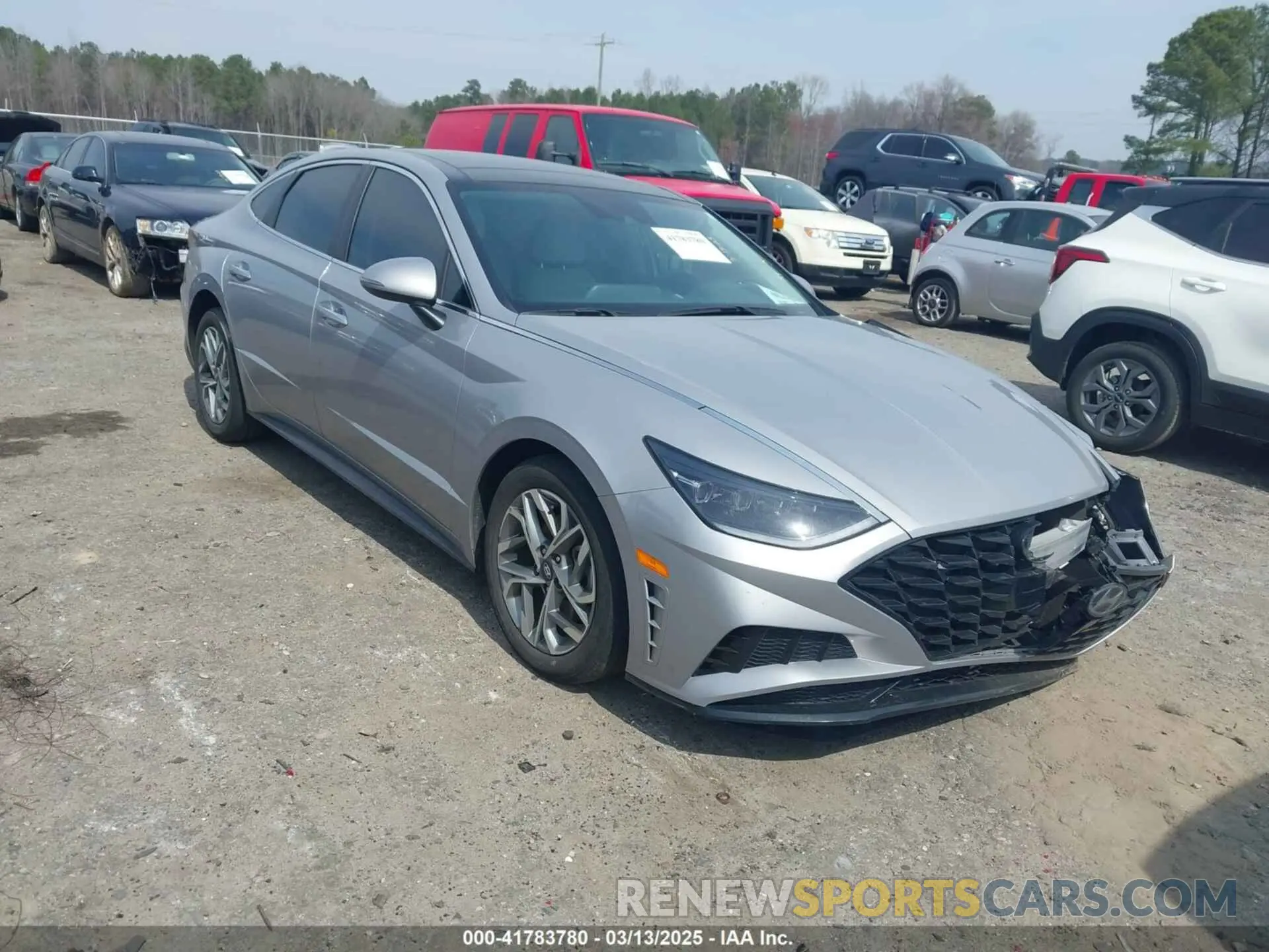 1 Photograph of a damaged car KMHL14JA2PA332143 HYUNDAI SONATA 2023