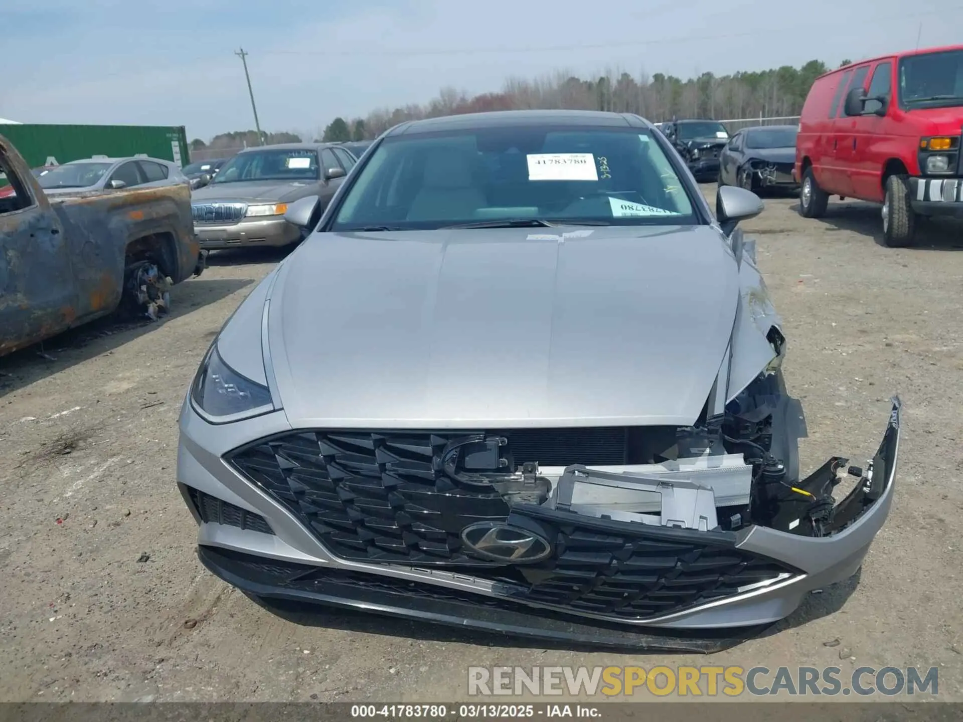 13 Photograph of a damaged car KMHL14JA2PA332143 HYUNDAI SONATA 2023