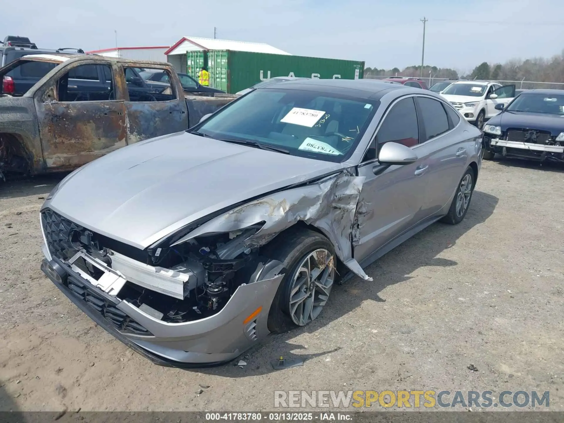 2 Photograph of a damaged car KMHL14JA2PA332143 HYUNDAI SONATA 2023