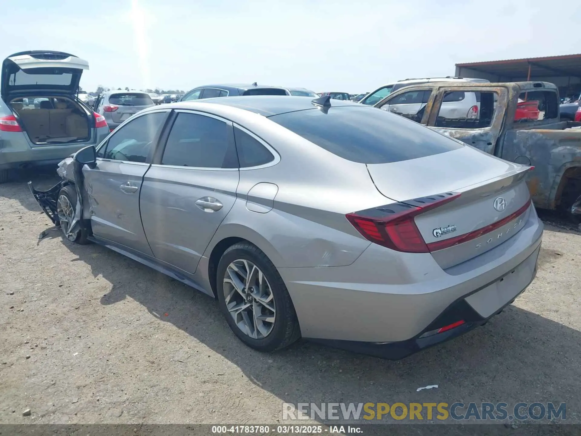 3 Photograph of a damaged car KMHL14JA2PA332143 HYUNDAI SONATA 2023