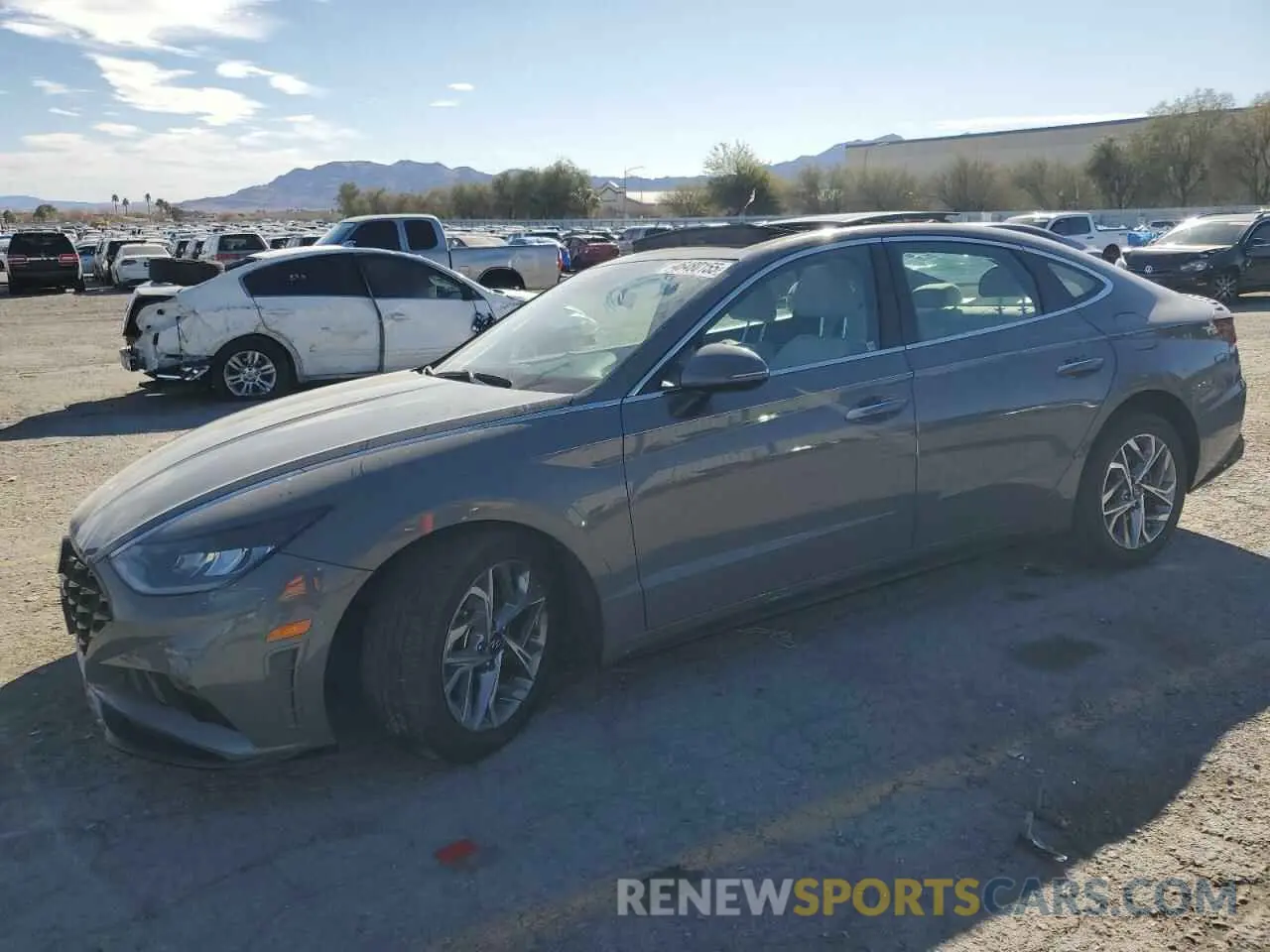 1 Photograph of a damaged car KMHL14JA3PA272017 HYUNDAI SONATA 2023
