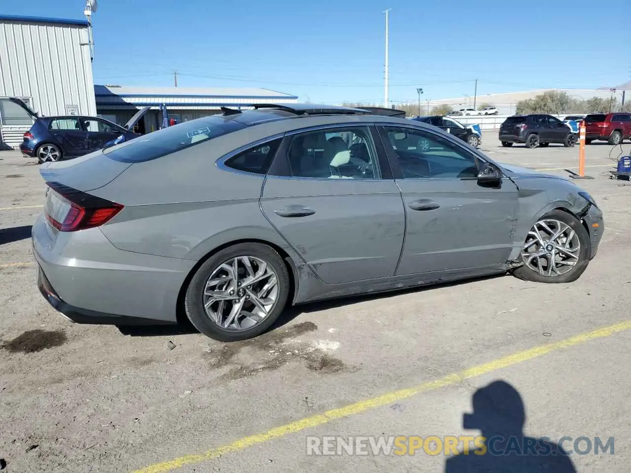 3 Photograph of a damaged car KMHL14JA3PA272017 HYUNDAI SONATA 2023