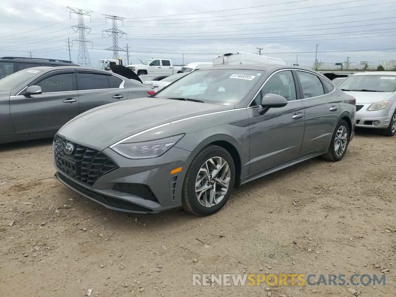 1 Photograph of a damaged car KMHL14JA3PA312080 HYUNDAI SONATA 2023