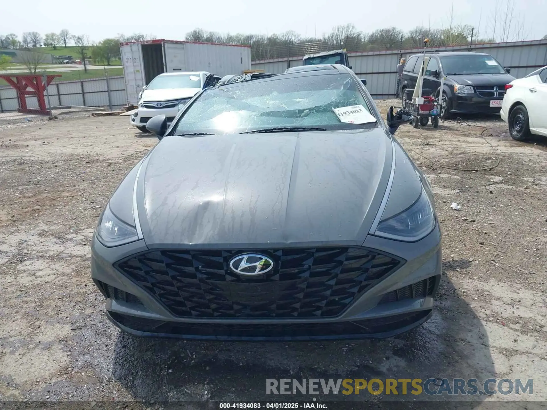 13 Photograph of a damaged car KMHL14JA4PA250558 HYUNDAI SONATA 2023