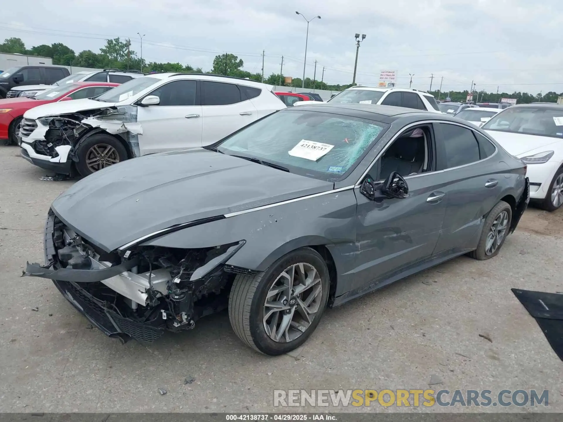 2 Photograph of a damaged car KMHL14JA4PA269658 HYUNDAI SONATA 2023