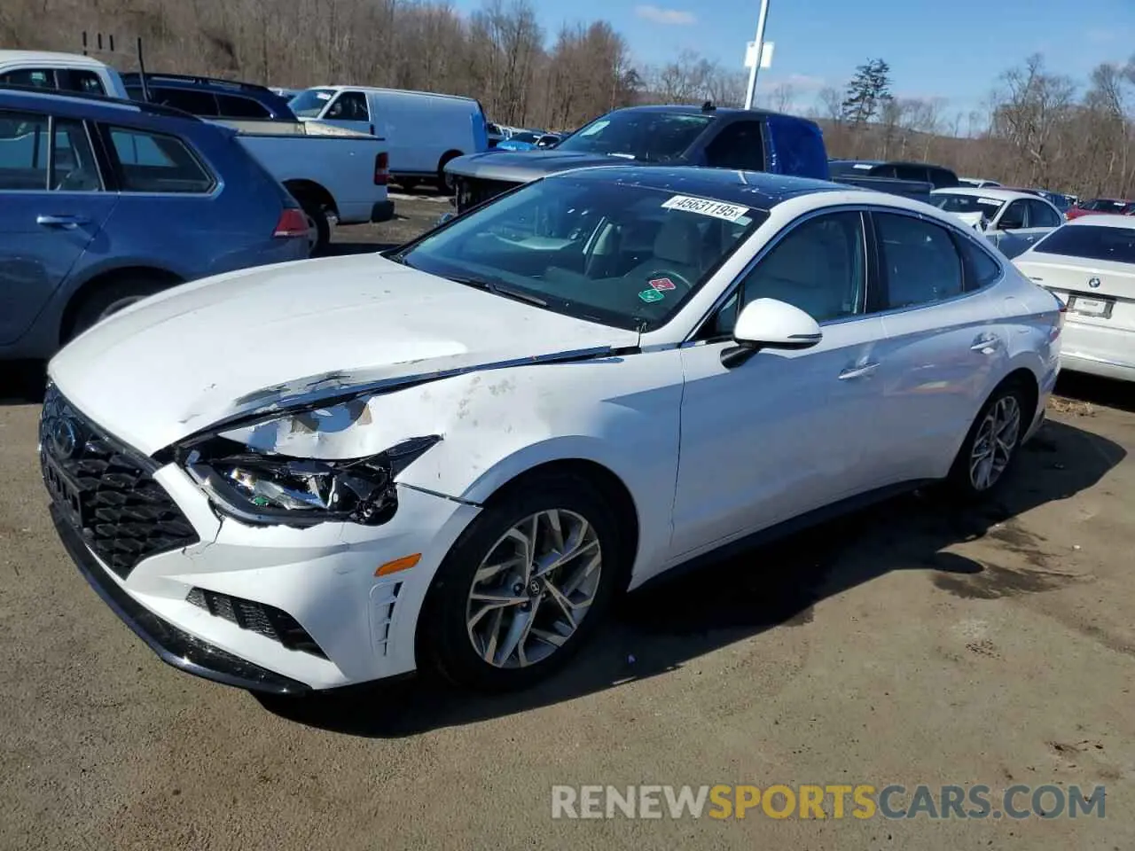 1 Photograph of a damaged car KMHL14JA4PA282538 HYUNDAI SONATA 2023