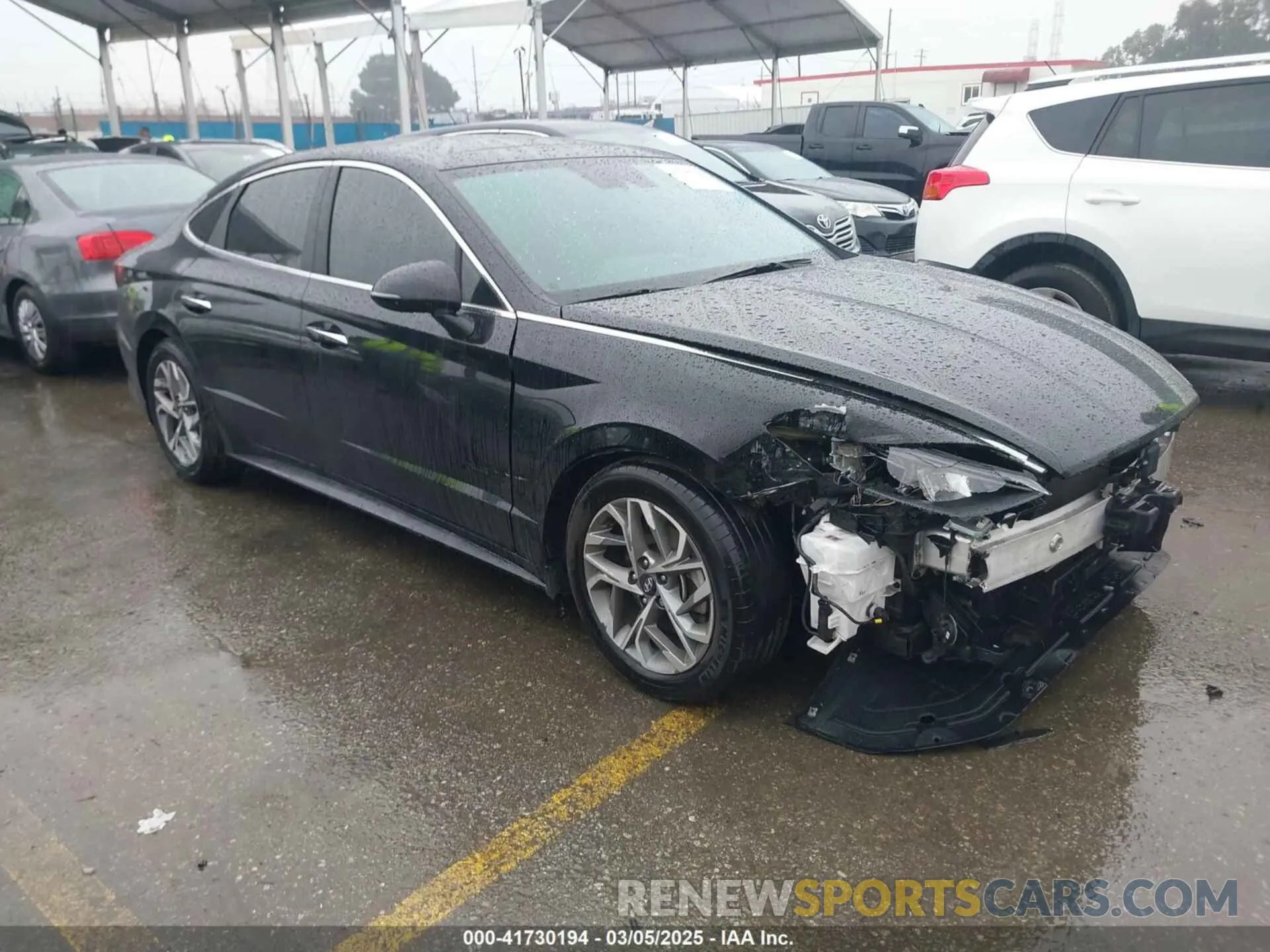 1 Photograph of a damaged car KMHL14JA4PA294477 HYUNDAI SONATA 2023