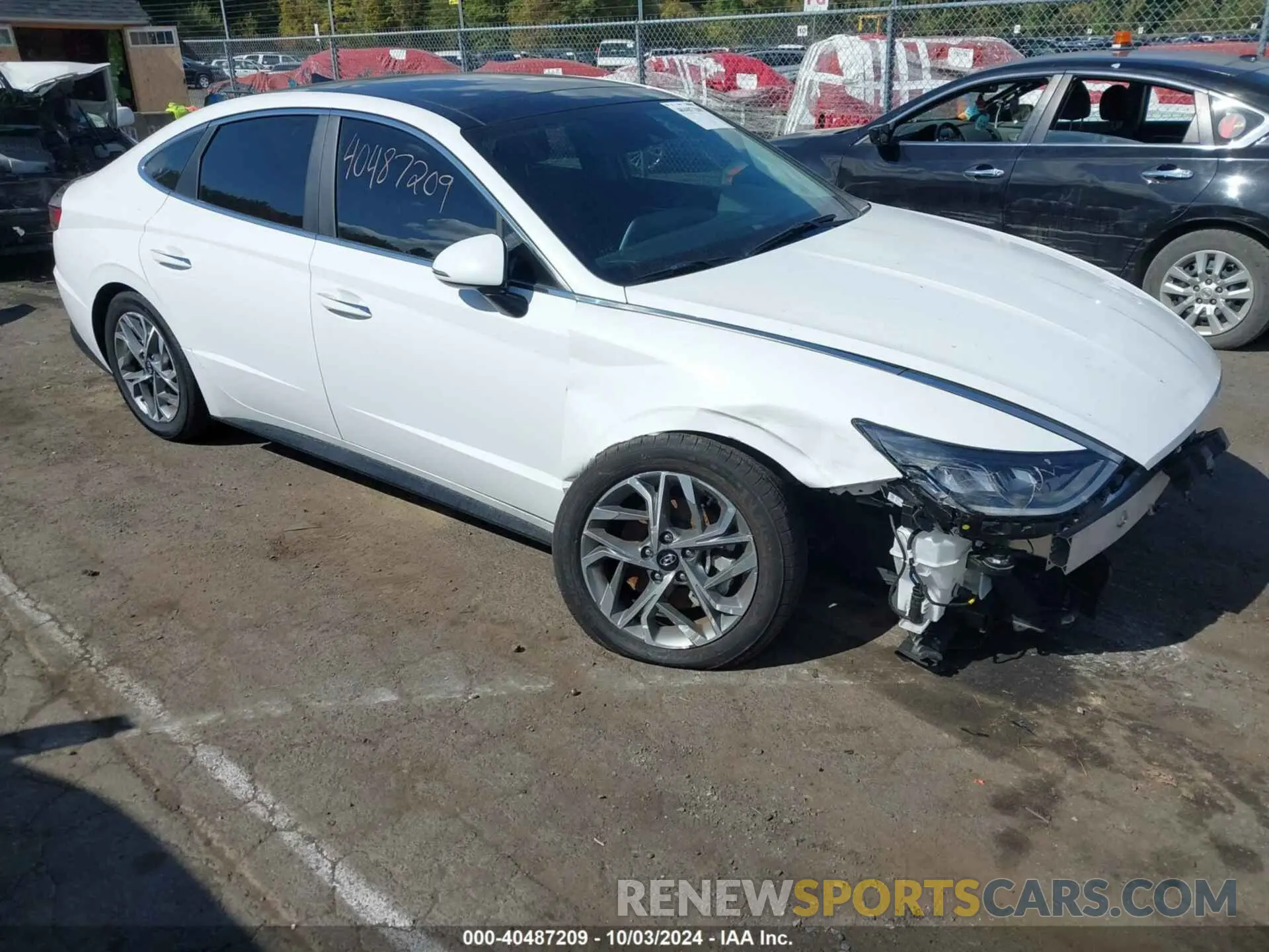 1 Photograph of a damaged car KMHL14JA5PA282628 HYUNDAI SONATA 2023