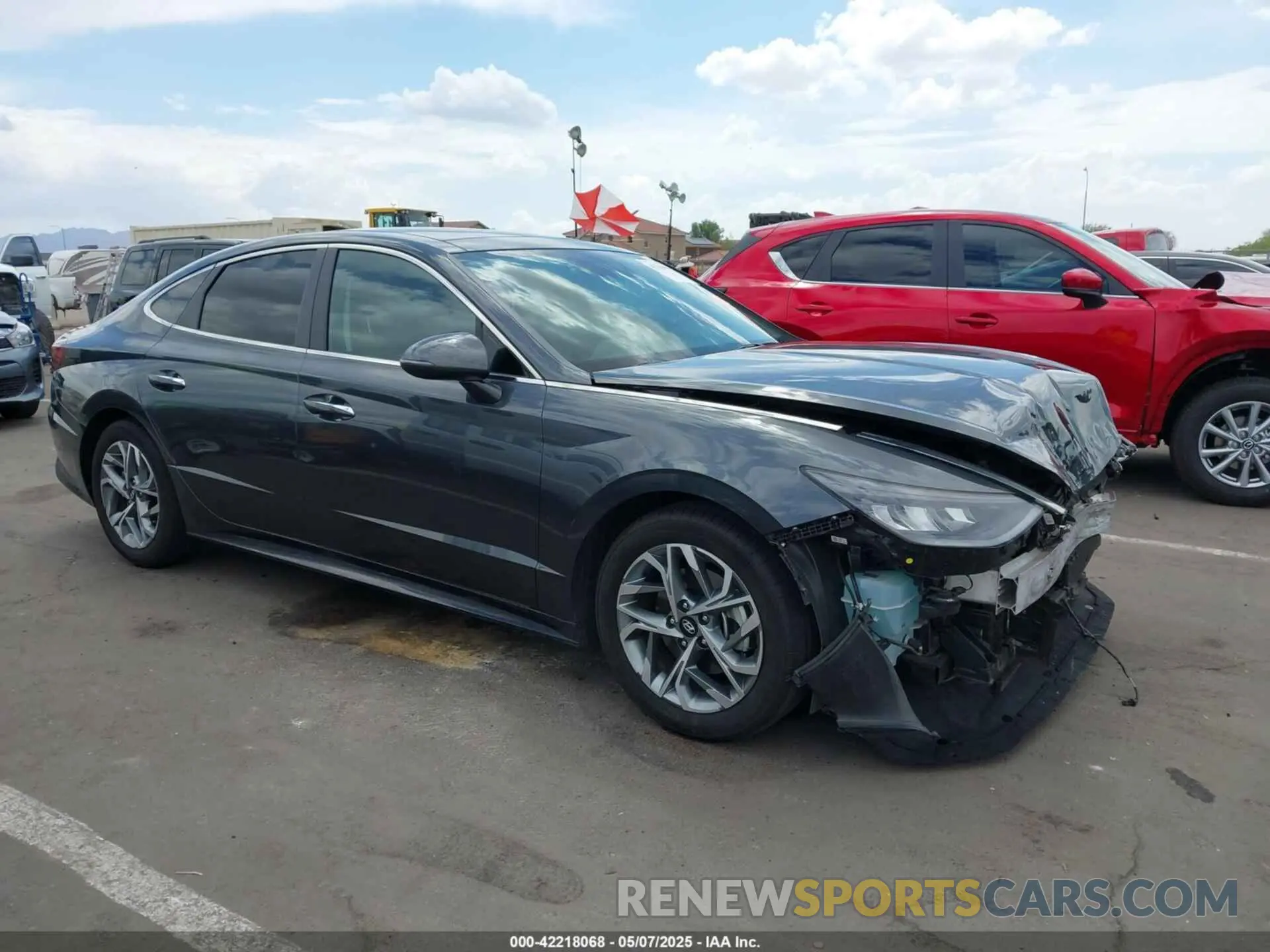 1 Photograph of a damaged car KMHL14JA5PA283357 HYUNDAI SONATA 2023