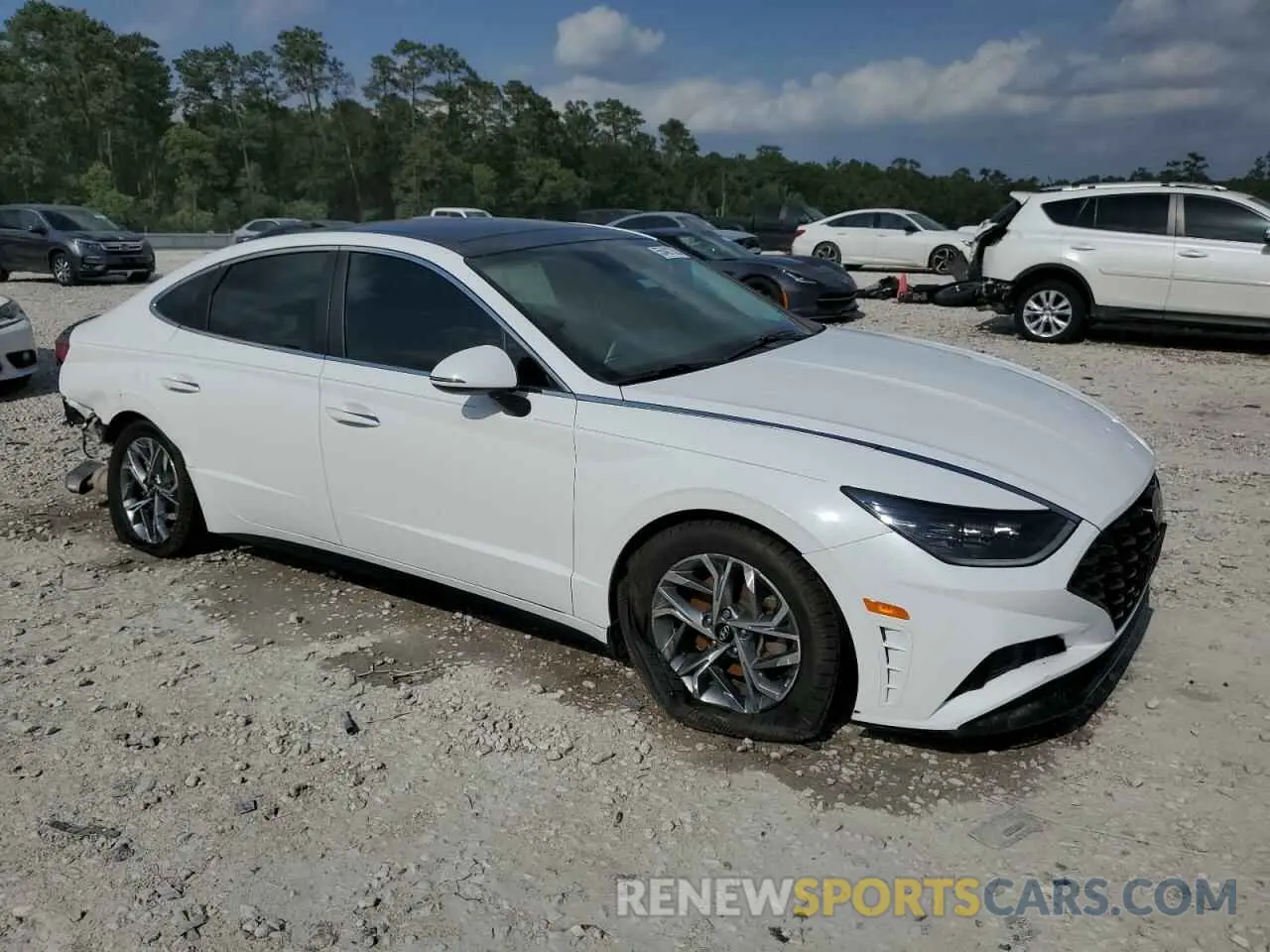 4 Photograph of a damaged car KMHL14JA5PA332931 HYUNDAI SONATA 2023