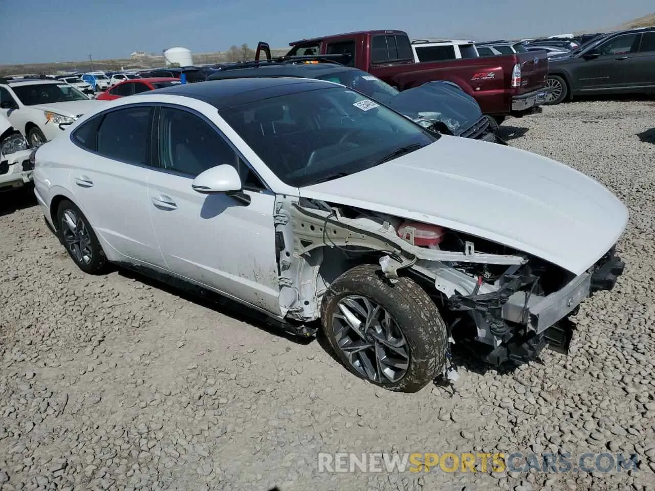 4 Photograph of a damaged car KMHL14JA6PA283349 HYUNDAI SONATA 2023