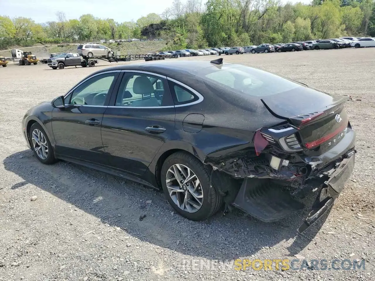 2 Photograph of a damaged car KMHL14JA7PA250859 HYUNDAI SONATA 2023