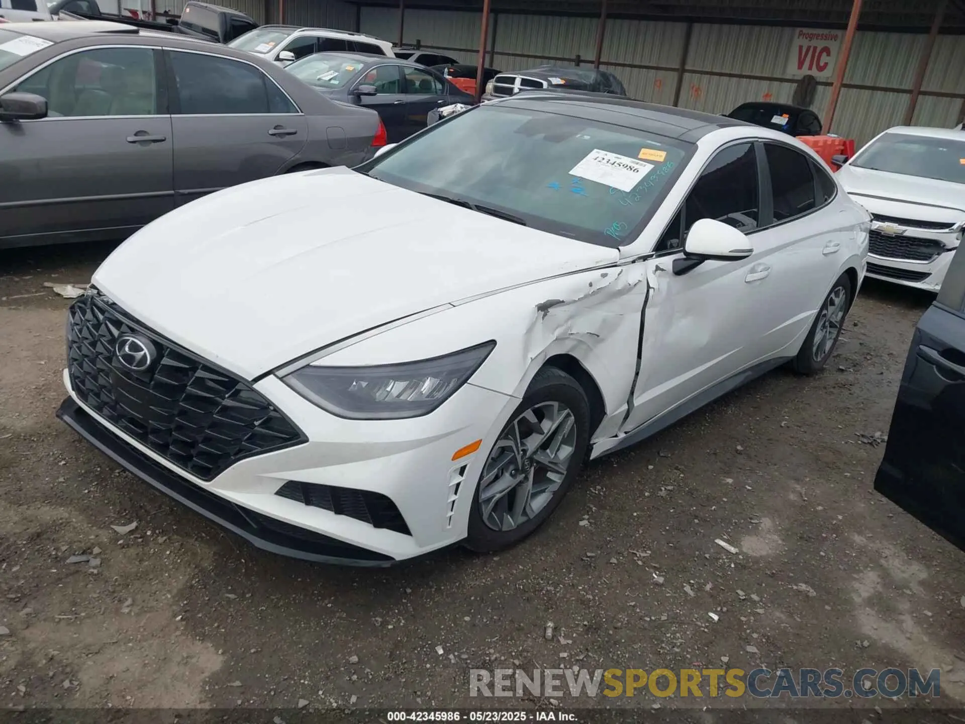 2 Photograph of a damaged car KMHL14JA7PA251879 HYUNDAI SONATA 2023