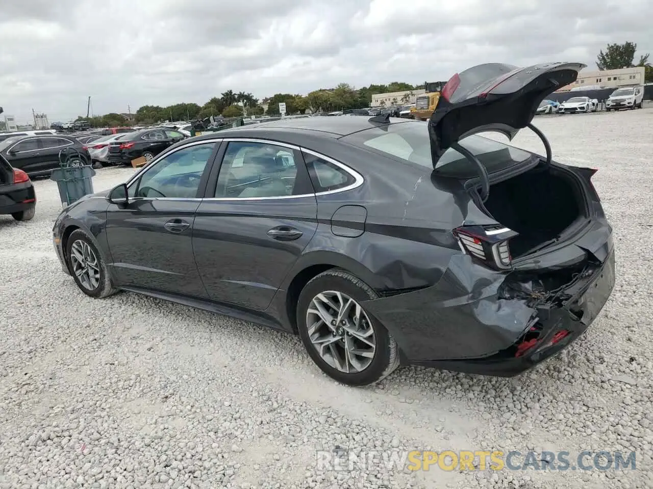 2 Photograph of a damaged car KMHL14JA7PA253941 HYUNDAI SONATA 2023