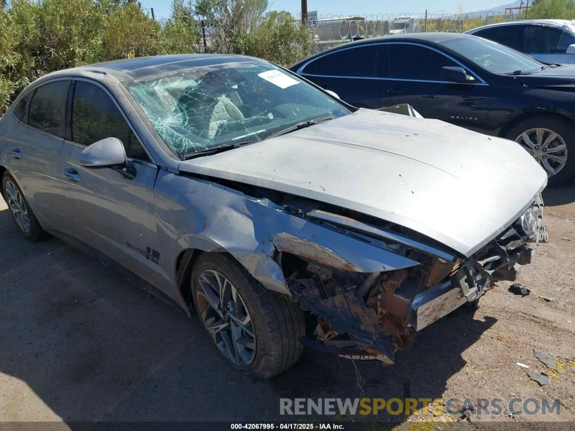 1 Photograph of a damaged car KMHL14JA7PA333109 HYUNDAI SONATA 2023