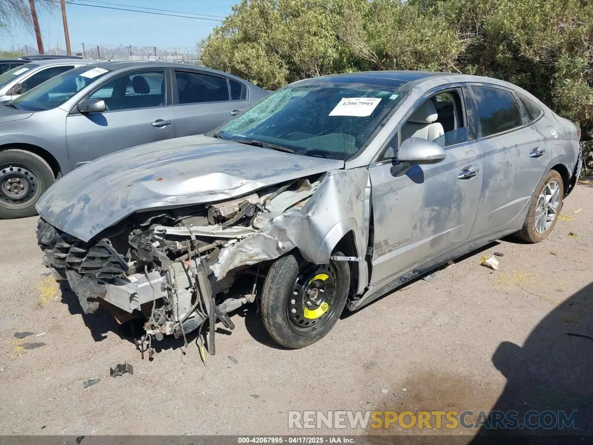 2 Photograph of a damaged car KMHL14JA7PA333109 HYUNDAI SONATA 2023