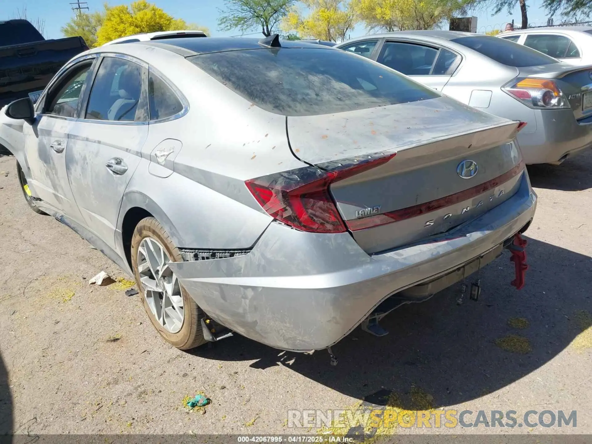 3 Photograph of a damaged car KMHL14JA7PA333109 HYUNDAI SONATA 2023