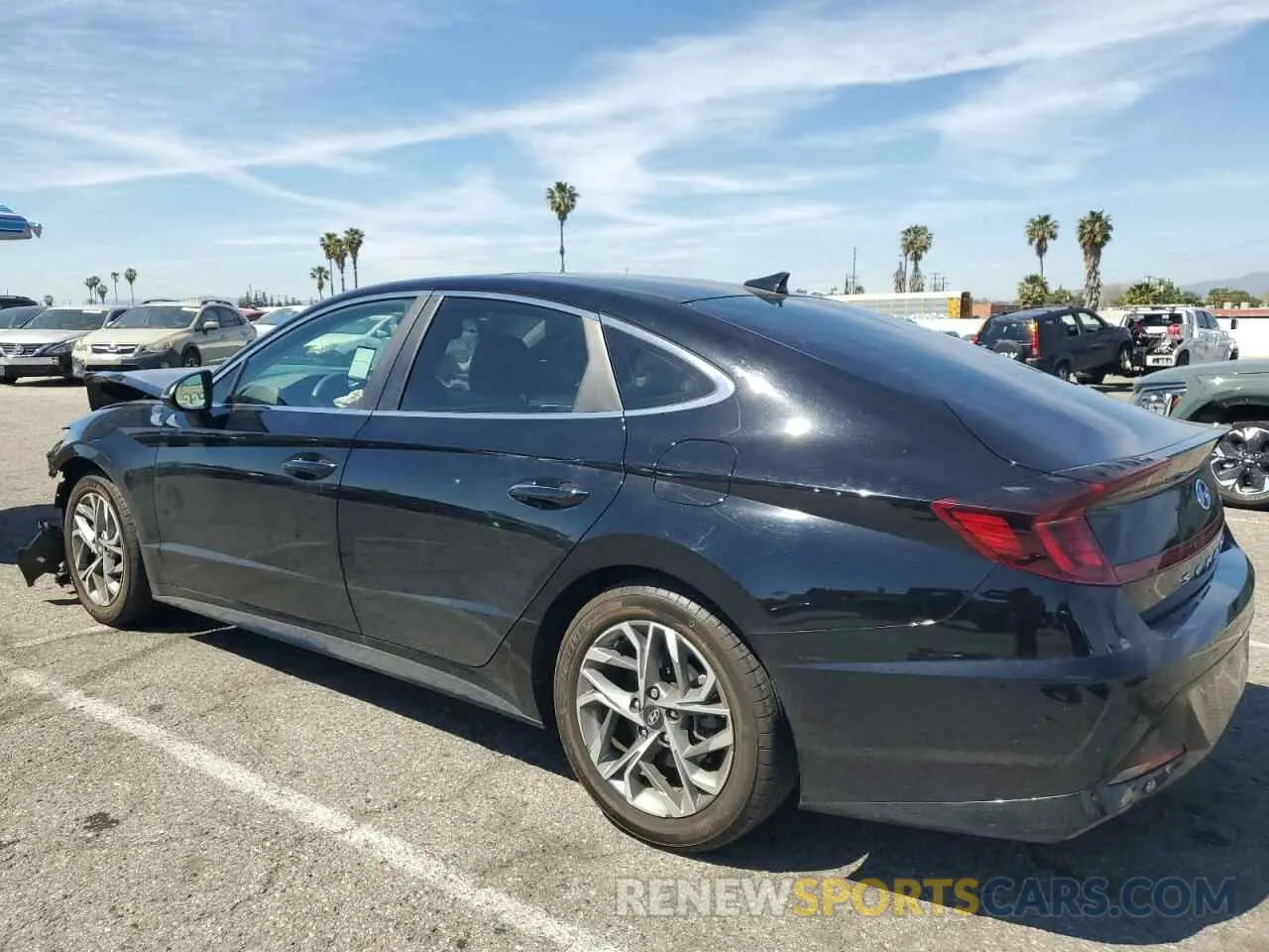2 Photograph of a damaged car KMHL14JA8PA280579 HYUNDAI SONATA 2023
