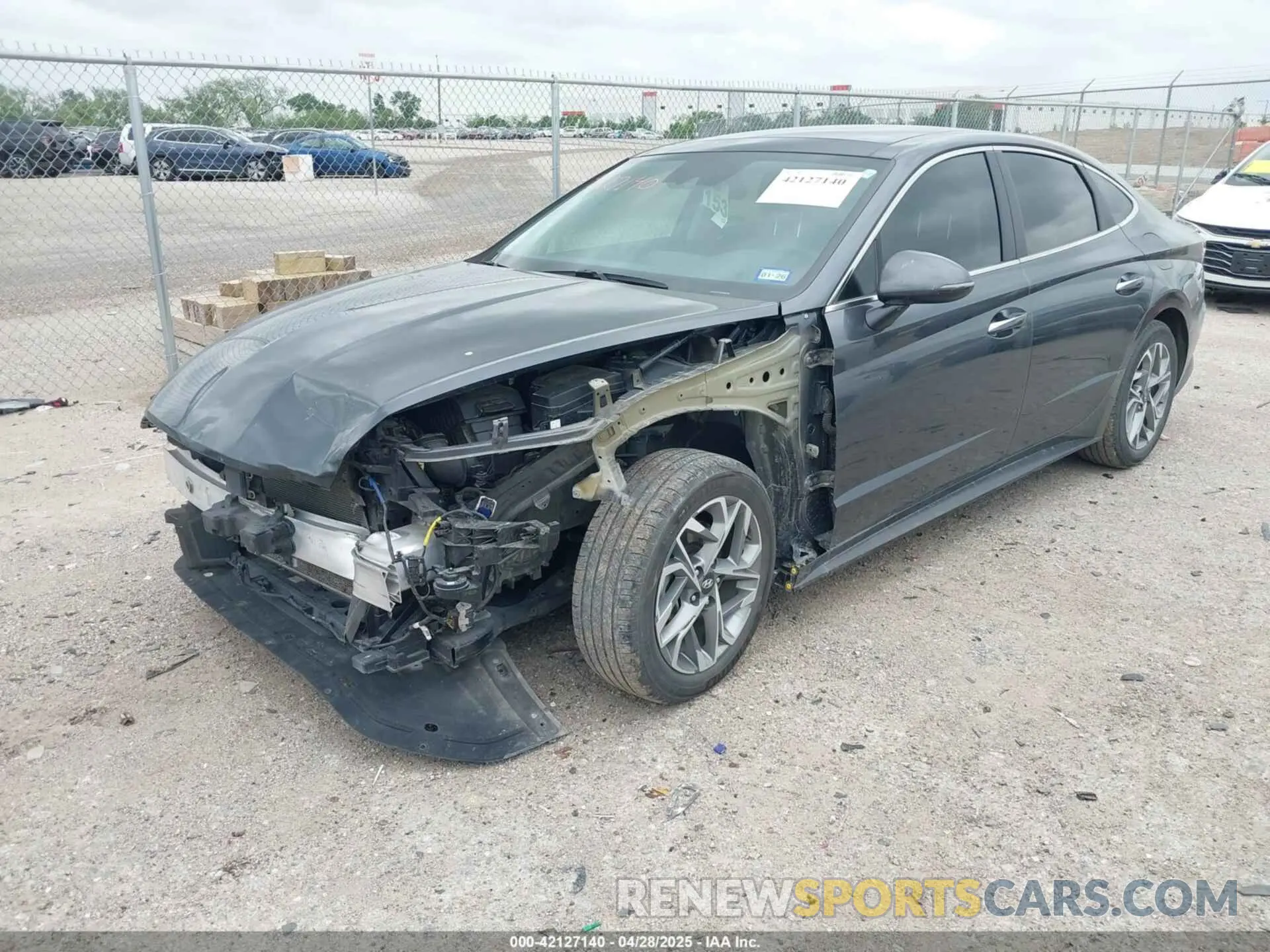 2 Photograph of a damaged car KMHL14JA8PA294420 HYUNDAI SONATA 2023