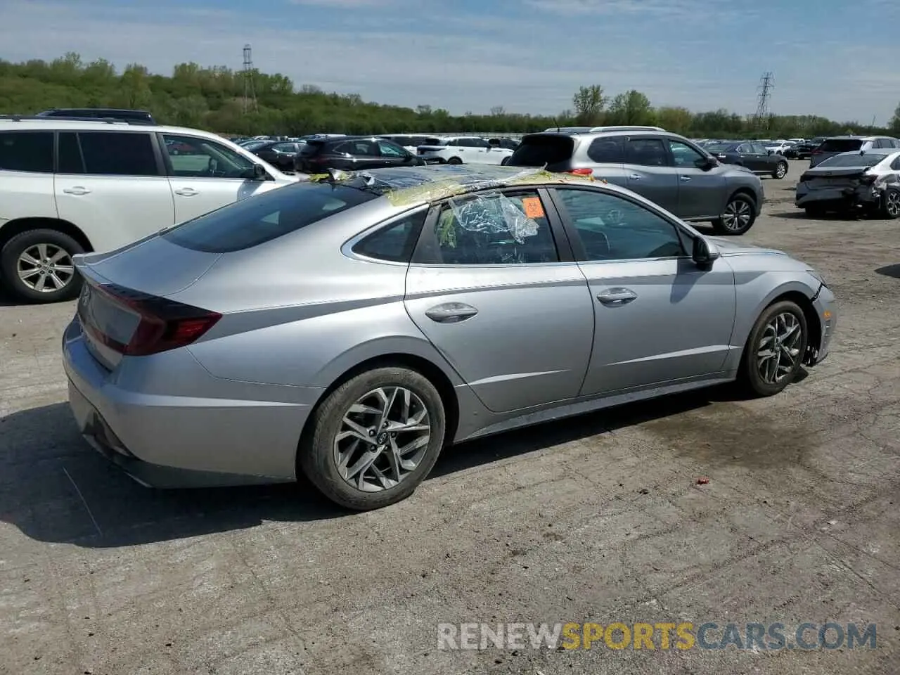 3 Photograph of a damaged car KMHL14JA8PA301107 HYUNDAI SONATA 2023