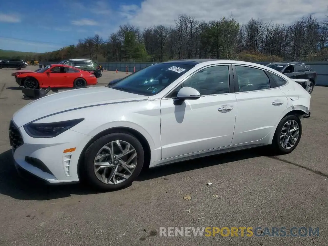 1 Photograph of a damaged car KMHL14JA8PA308784 HYUNDAI SONATA 2023