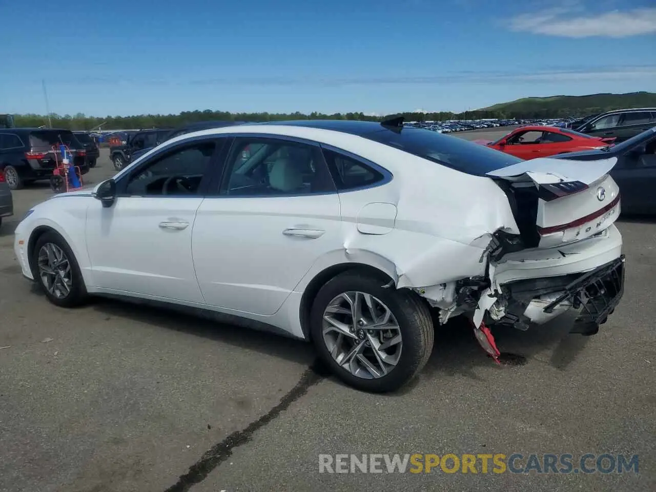2 Photograph of a damaged car KMHL14JA8PA308784 HYUNDAI SONATA 2023