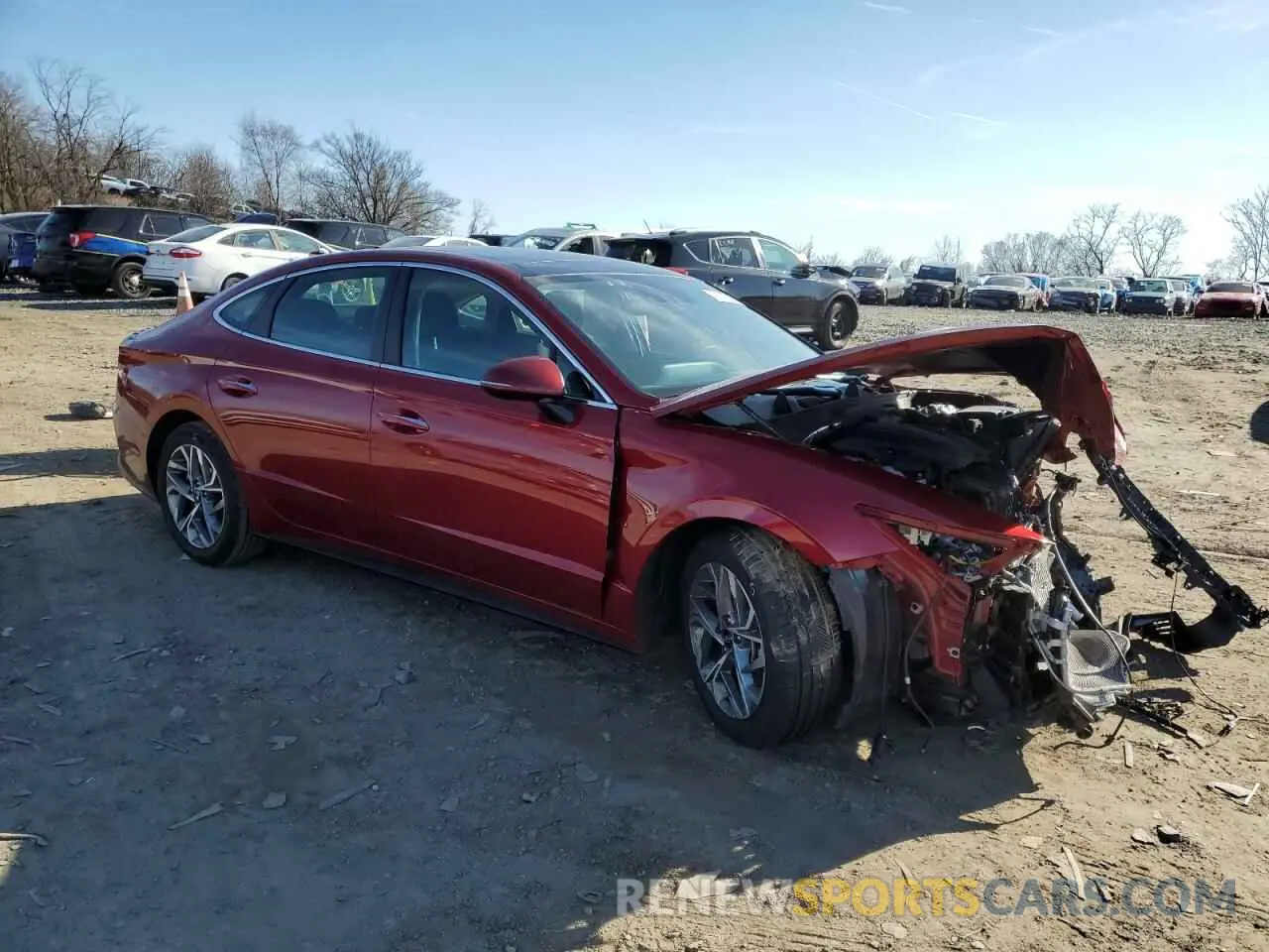 4 Photograph of a damaged car KMHL14JAXPA312142 HYUNDAI SONATA 2023