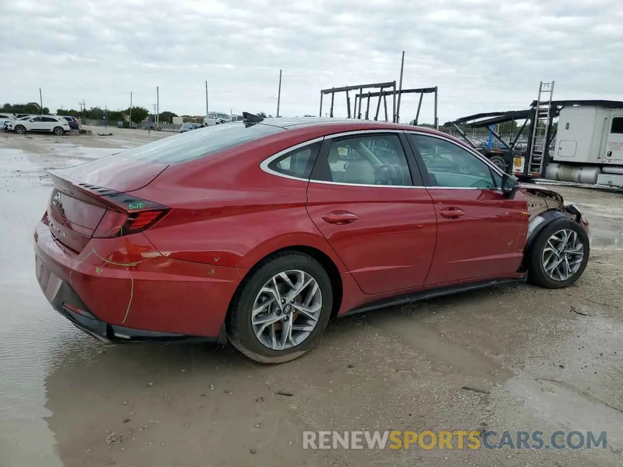 3 Photograph of a damaged car KMHL14JAXPA332018 HYUNDAI SONATA 2023
