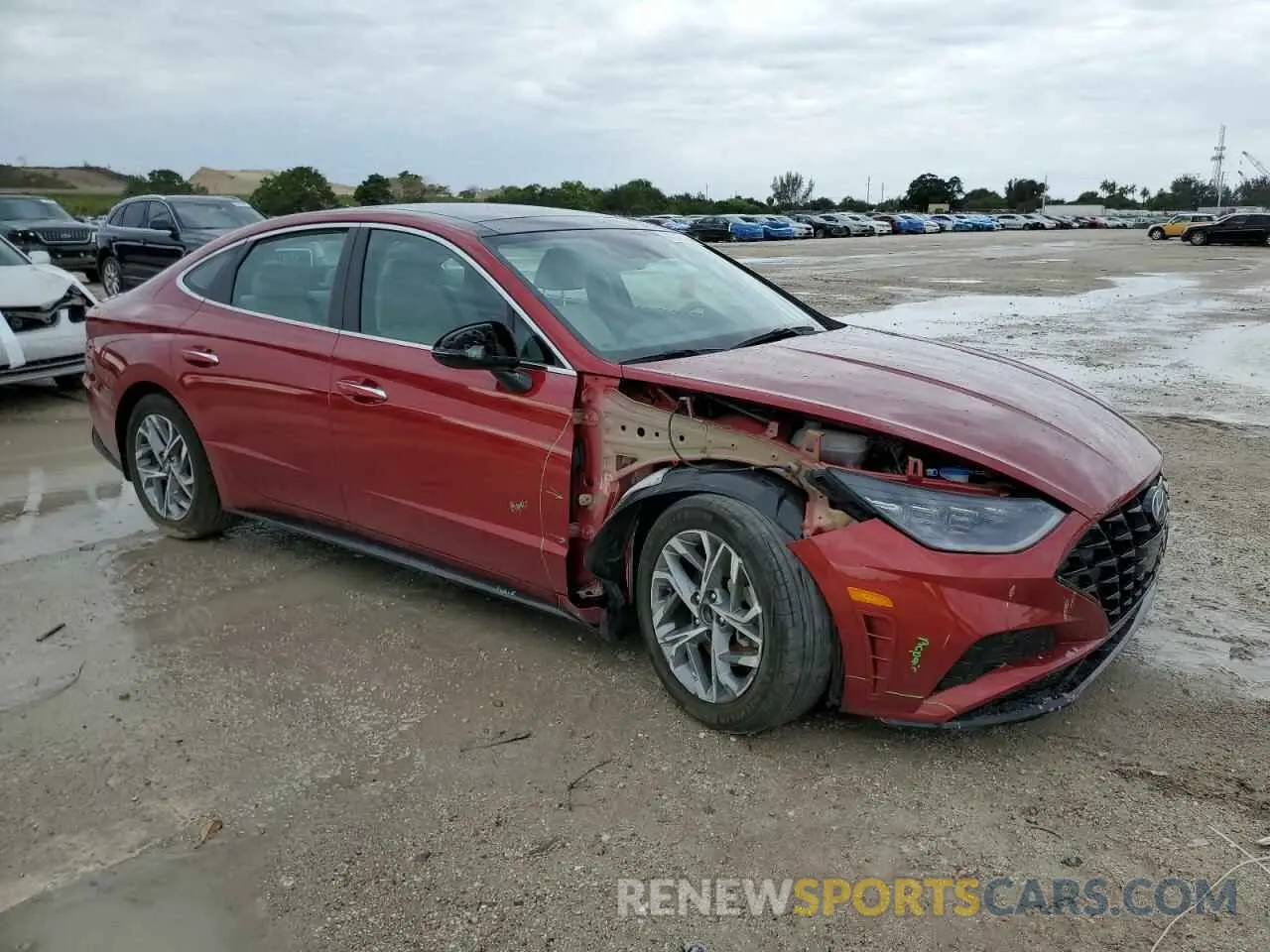 4 Photograph of a damaged car KMHL14JAXPA332018 HYUNDAI SONATA 2023