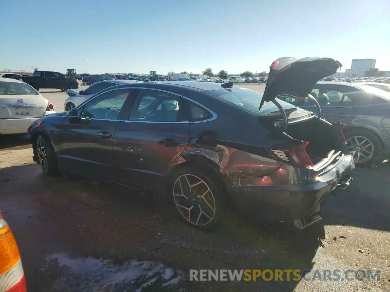 2 Photograph of a damaged car KMHL14JC0PA277712 HYUNDAI SONATA 2023
