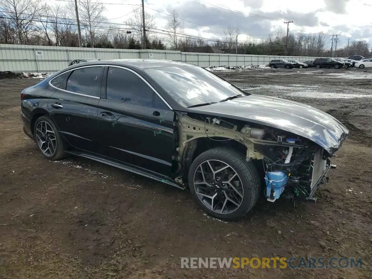 4 Photograph of a damaged car KMHL14JC1PA253919 HYUNDAI SONATA 2023