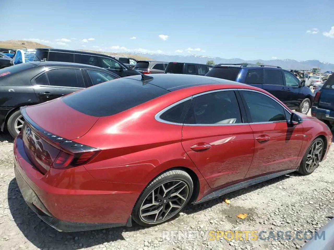 3 Photograph of a damaged car KMHL14JC1PA331907 HYUNDAI SONATA 2023