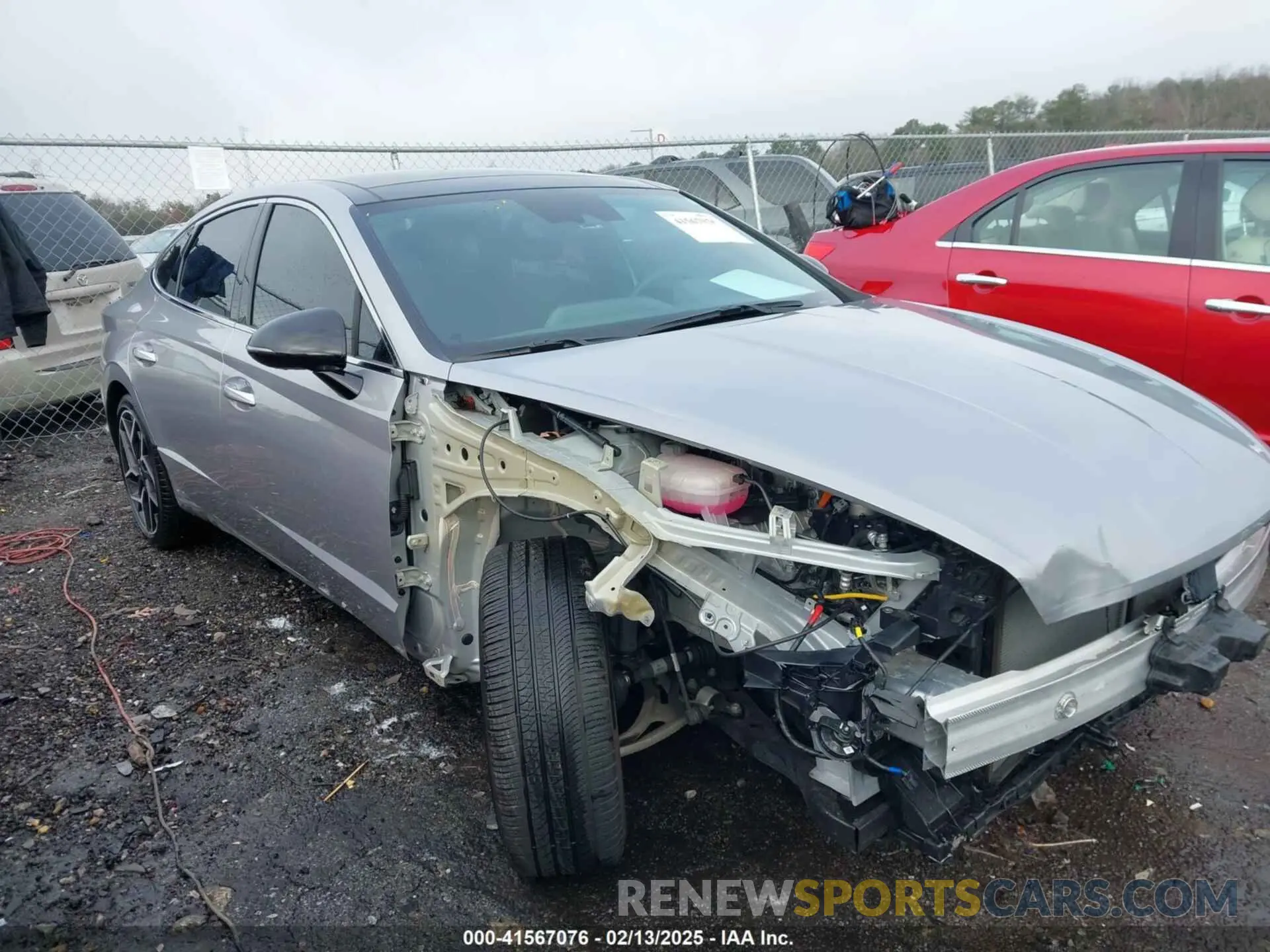 1 Photograph of a damaged car KMHL14JC2PA331642 HYUNDAI SONATA 2023