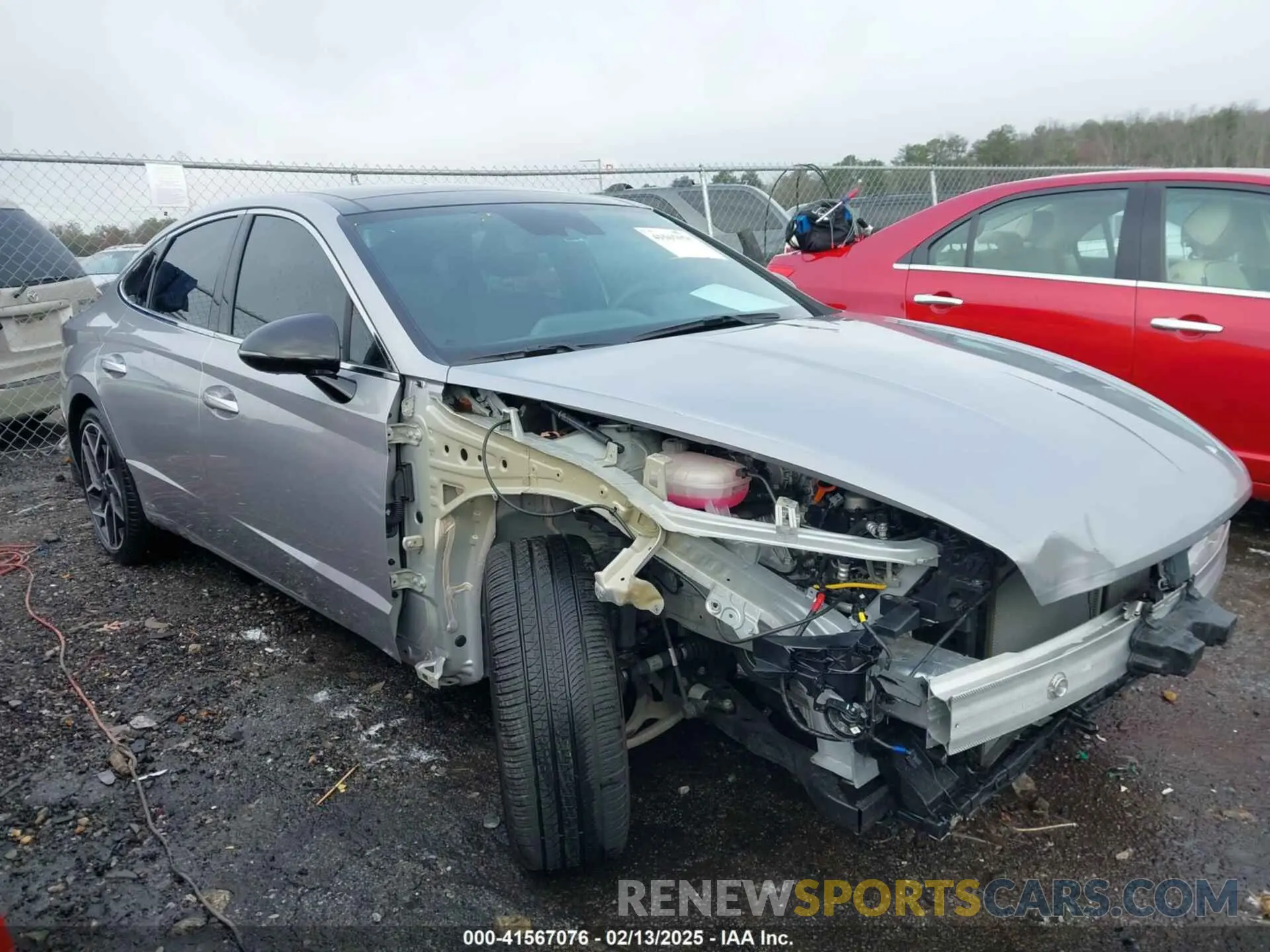 13 Photograph of a damaged car KMHL14JC2PA331642 HYUNDAI SONATA 2023