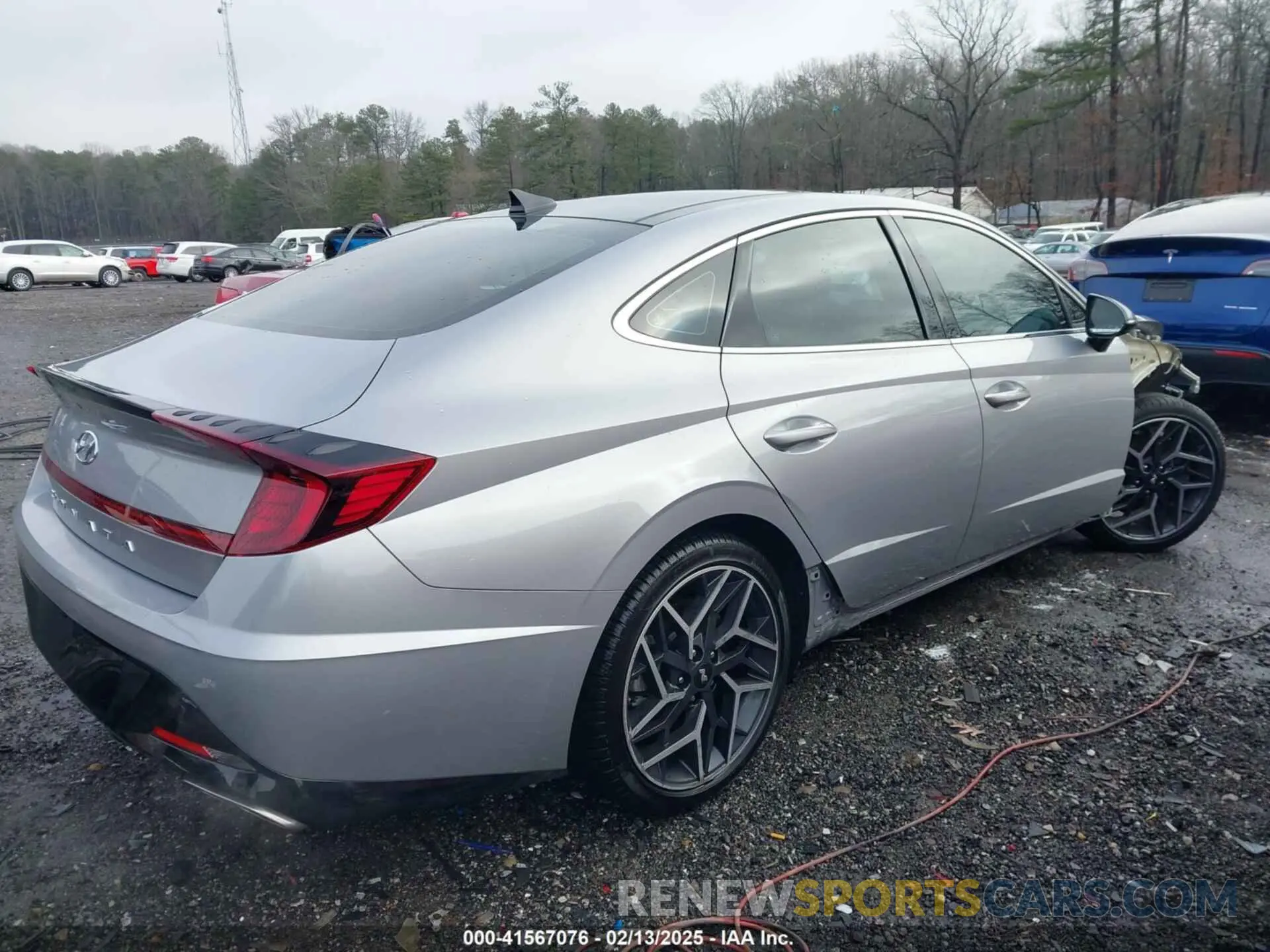 4 Photograph of a damaged car KMHL14JC2PA331642 HYUNDAI SONATA 2023
