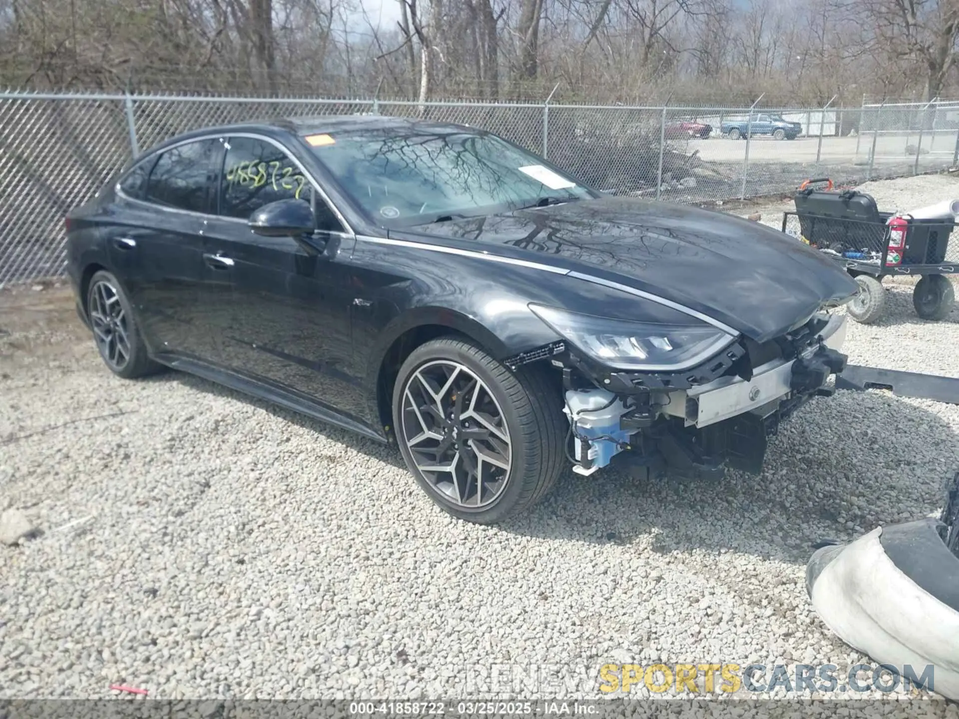 1 Photograph of a damaged car KMHL14JC4PA256815 HYUNDAI SONATA 2023